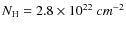${N_{\rm H} = 2.8\times
10^{22}~cm^{-2}}$