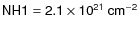 $\sf {NH1=2.1\times 10^{21}~cm^{-2}}$