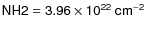 $\sf {NH2=3.96\times 10^{22}~cm^{-2}}$