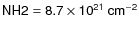 $\sf {NH2=8.7\times 10^{21}~cm^{-2}}$