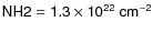 $\sf {NH2=1.3\times
10^{22}~cm^{-2}}$