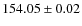 $154.05 \pm 0.02$