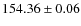 $154.36 \pm 0.06$