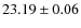 $23.19 \pm 0.06$