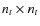 $n_{t} \times n_{t}$