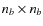 $n_b\times n_b$