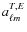 $a_{\ell m}^{T,E}$