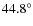 $44.8^\circ$