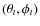 $(\theta_{t},\phi_{t})$