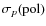 $\sigma_p({\rm pol})$