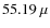 $55.19~\mu$