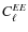 $C_\ell ^{EE}$