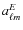 $a^E_{\ell m}$