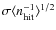 $\sigma\langle n_{\rm hit}^{-1}\rangle^{1/2}$