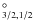 $^{\circ}_{3/2,1/2}$
