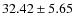 $32.42 \pm 5.65$