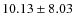$10.13 \pm 8.03$