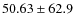$ 50.63 \pm 62.9 $