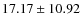 $17.17 \pm 10.92$