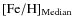 ${\rm [Fe/H]_{Median}}$