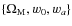 $\{\Omega_{{\rm M}},w_0,w_{{a}}\}$