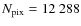 $N_{\rm pix}=12~288$