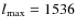 $l_{\rm max}=1536$