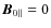 $\vec{B}_{0\Vert}=0$