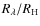 $R_{\lambda}/R_{\rm H}$