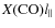 $X({\rm CO)} l_{\parallel}$