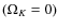 $(\Omega_K=0)$