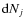 ${\rm d}N_j$