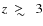 $z\ \ \raise0.3ex\hbox{$>$ }\kern-0.75em{\lower0.65ex\hbox{$\sim$ }}\ \ 3$