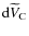 ${\rm d}\widetilde V_{\rm C}$