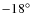 $-18^\circ$