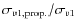 $\sigma_{v1,{\rm prop}.}/\sigma_{v1}$