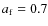 $a_{\rm f}=0.7$
