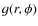 $g(r,\phi )$