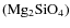 $\rm (Mg_{2}SiO_{4})$