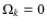$\Omega_k=0$