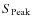 $S_{\rm Peak}$