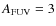 $A_{\rm FUV}= 3$