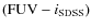 $({\rm FUV}-i_{\rm SDSS})$
