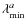 $\lambda_{\min}^{a}$