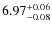 $\rm 6.97^{+0.06}_{-0.08}$