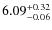 $\rm 6.09^{+0.32}_{-0.06}$