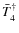 $\bar{T}_4^\dagger$