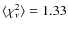 $\langle \chi^2_\nu\rangle=1.33$