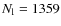 $N_{\rm l}=1359$