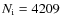 $N_{\rm i}=4209$
